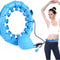 Weighted Hula Hoop Fit Hoops for Weight Loss Non-Fall Exercise Hoops with 24 Knots, Adomen Fitness Massage, Great for Adults and Beginners